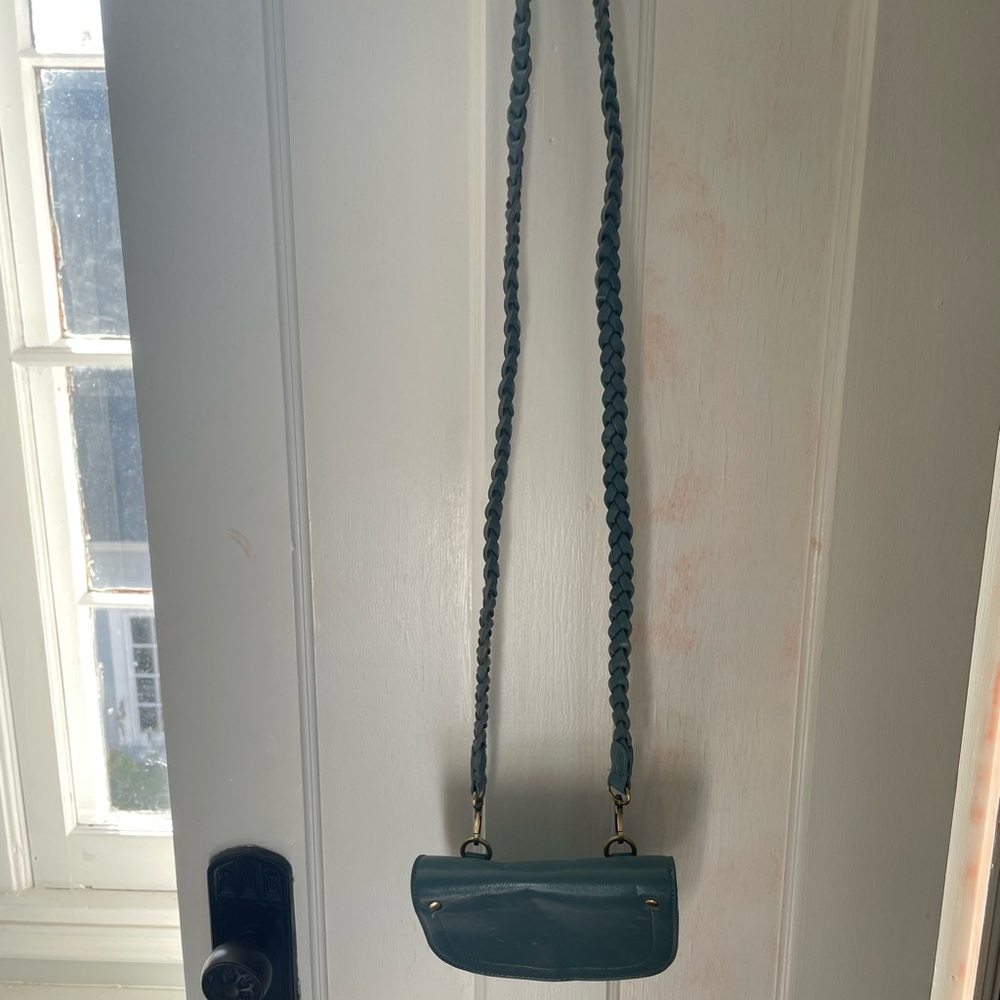 Anthropologie Blue Crossbody Bag
